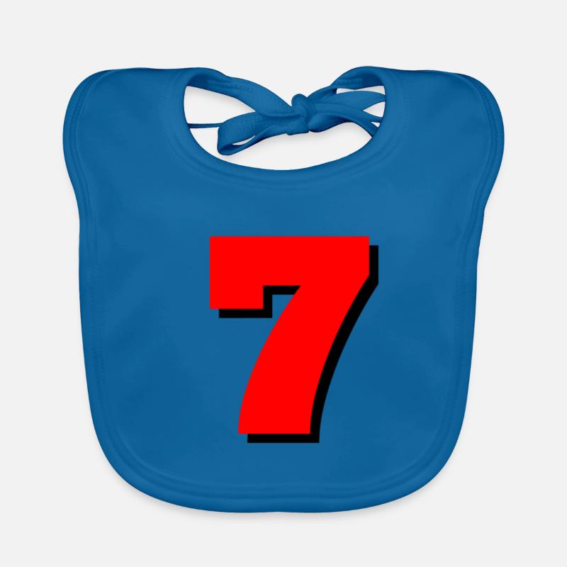 Nummer 7 Baby Bio-Lätzchen