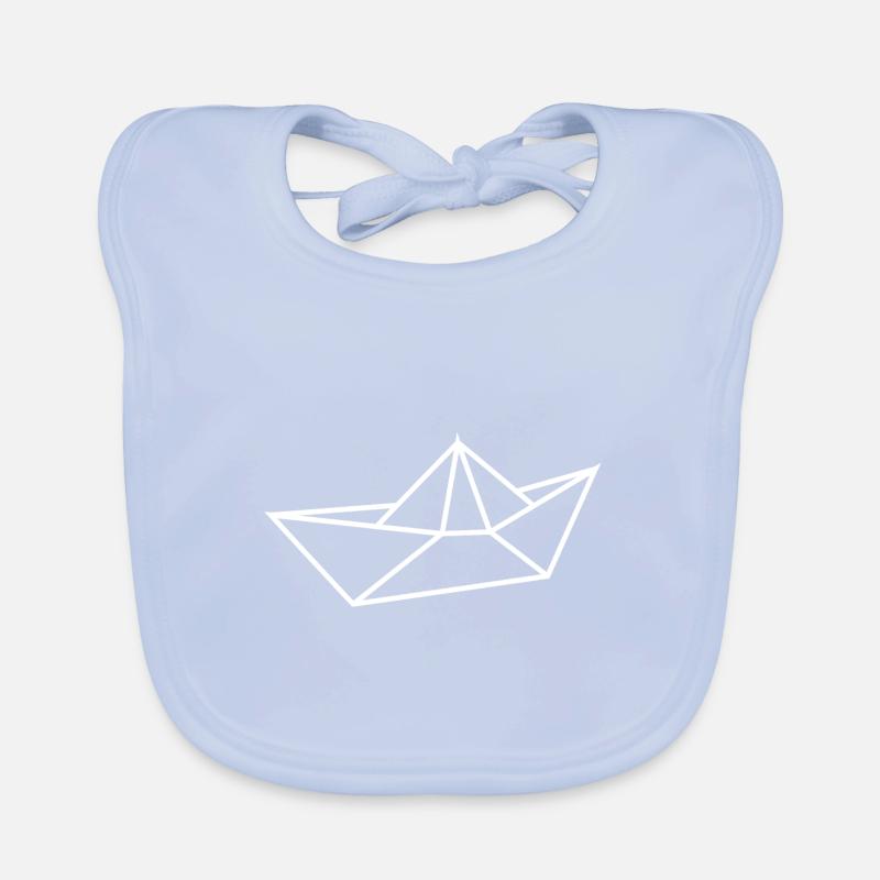 Papierboot Baby Bio-Lätzchen