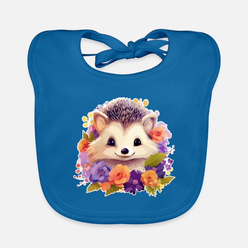 Süßer Igel Baby Bio-Lätzchen