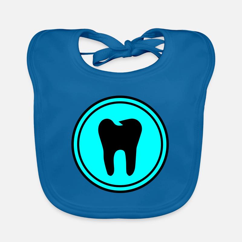 Symbole de l’icône de dent Bavoir bio Bébé