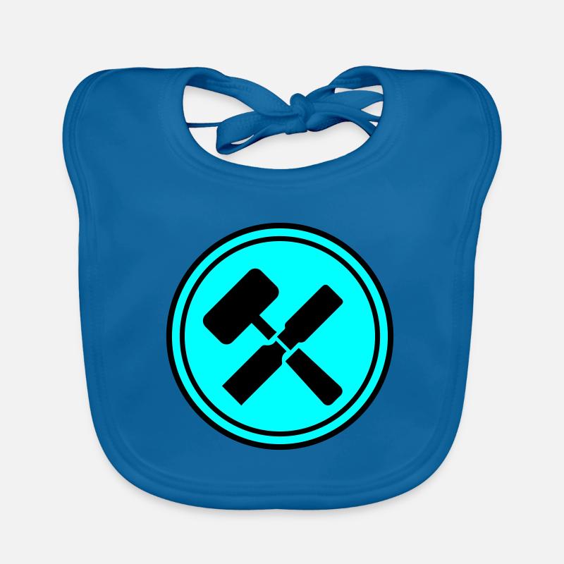 Tool Icon Organic Baby Bibs