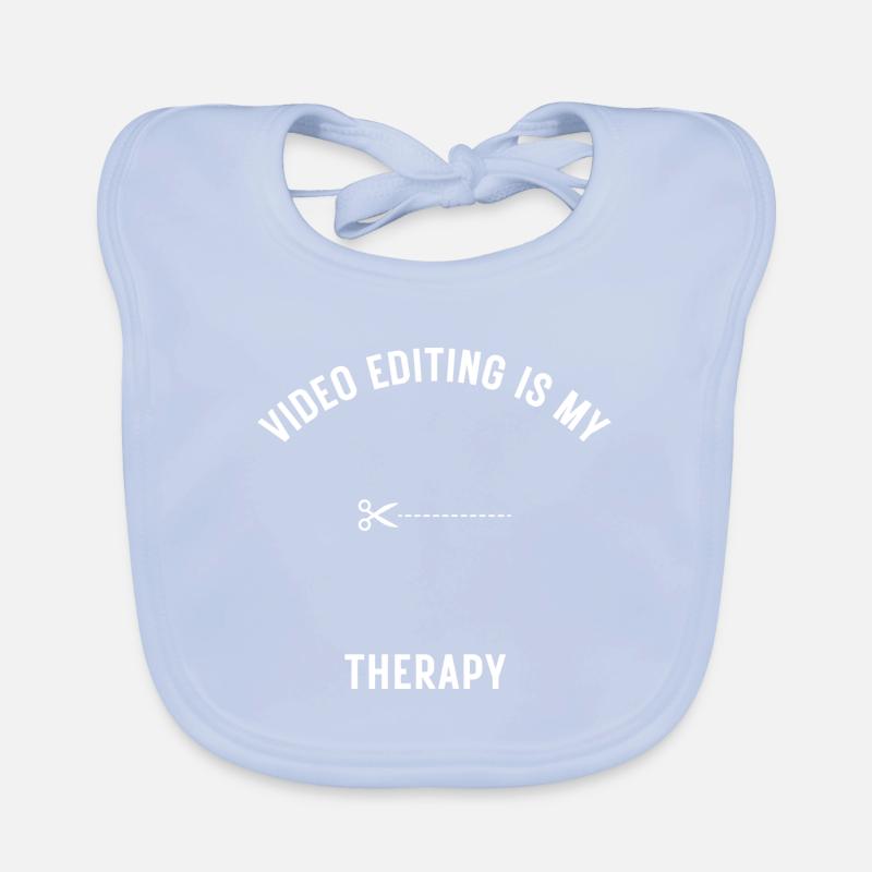 Funny Video Editor Geschenk Baby Bio-Lätzchen