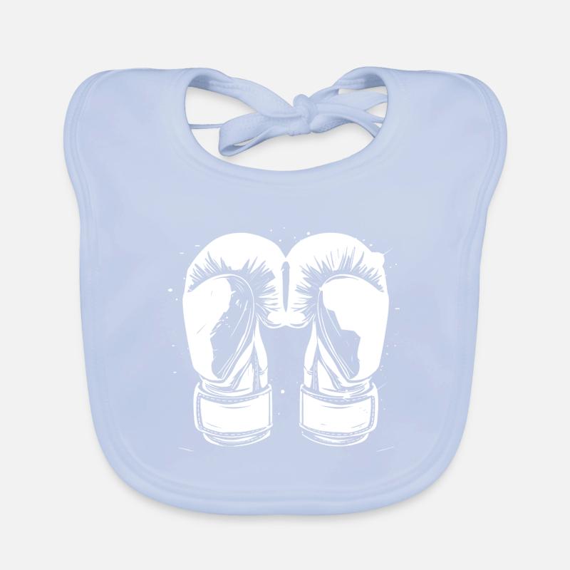 Dessin de gants de boxe Bavoir bio Bébé