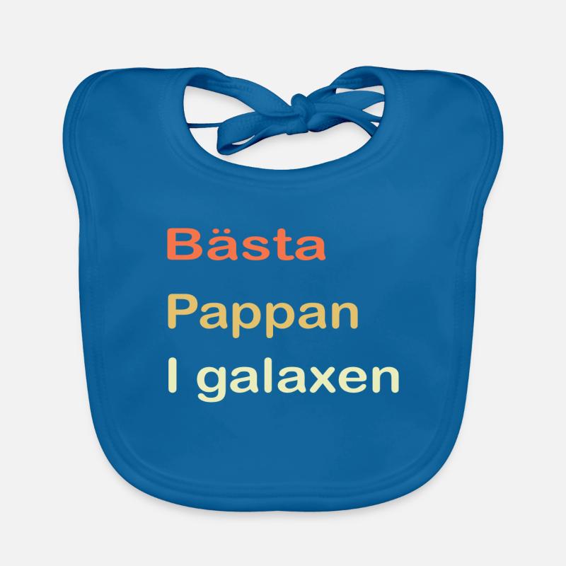 Bester Vater in der Galaxie Baby Bio-Lätzchen