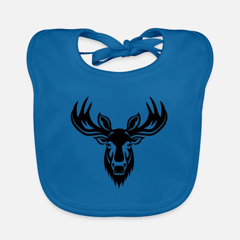 Moose Head Organic Baby Bibs