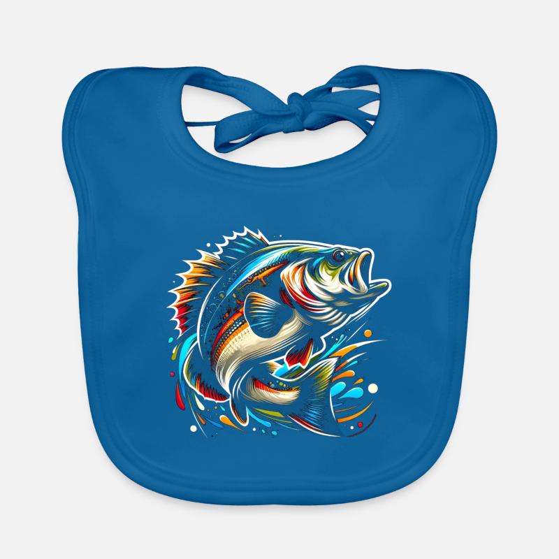Poisson bar Bavoir bio Bébé