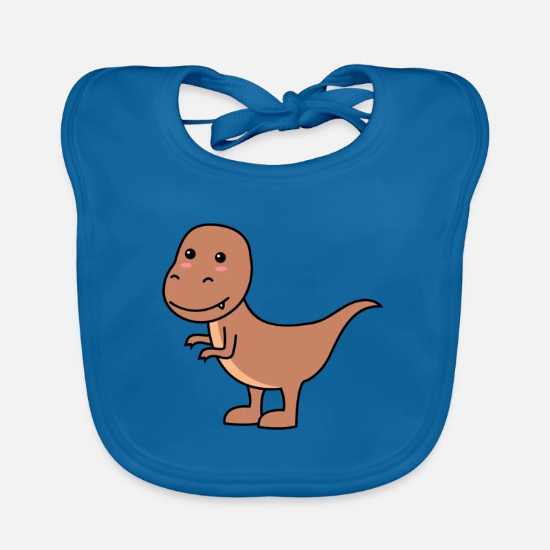 Dinosaure T-Rex Comic Bavoir bio Bébé