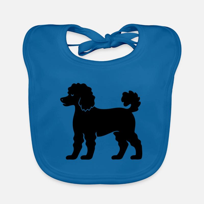 Poodle Dog Organic Baby Bibs