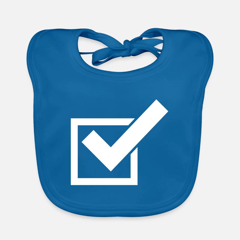 Tick Tick icon Organic Baby Bibs
