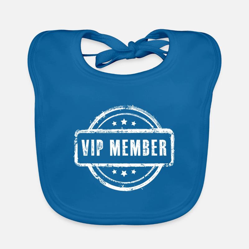 Vip Member Stamp Organic Baby Bibs