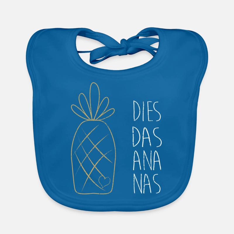This that pineapple Organic Baby Bibs