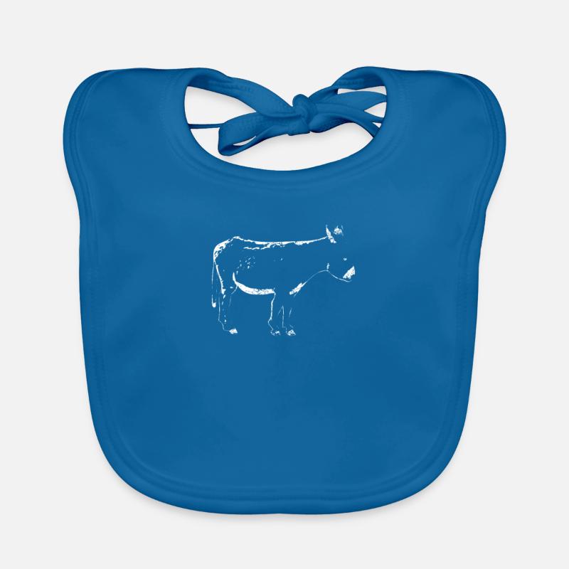 Cute Donkey Mule Mule Gift Organic Baby Bibs
