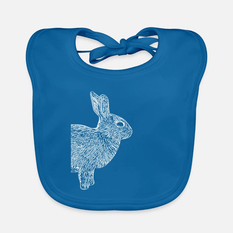 Lapin mignon Lapin Lapin Cadeau Bavoir bio Bébé