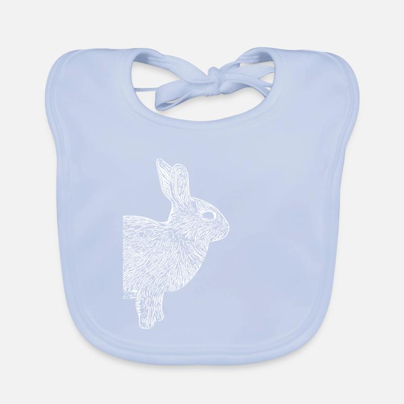 Lapin mignon Lapin Lapin Cadeau Bavoir bio Bébé