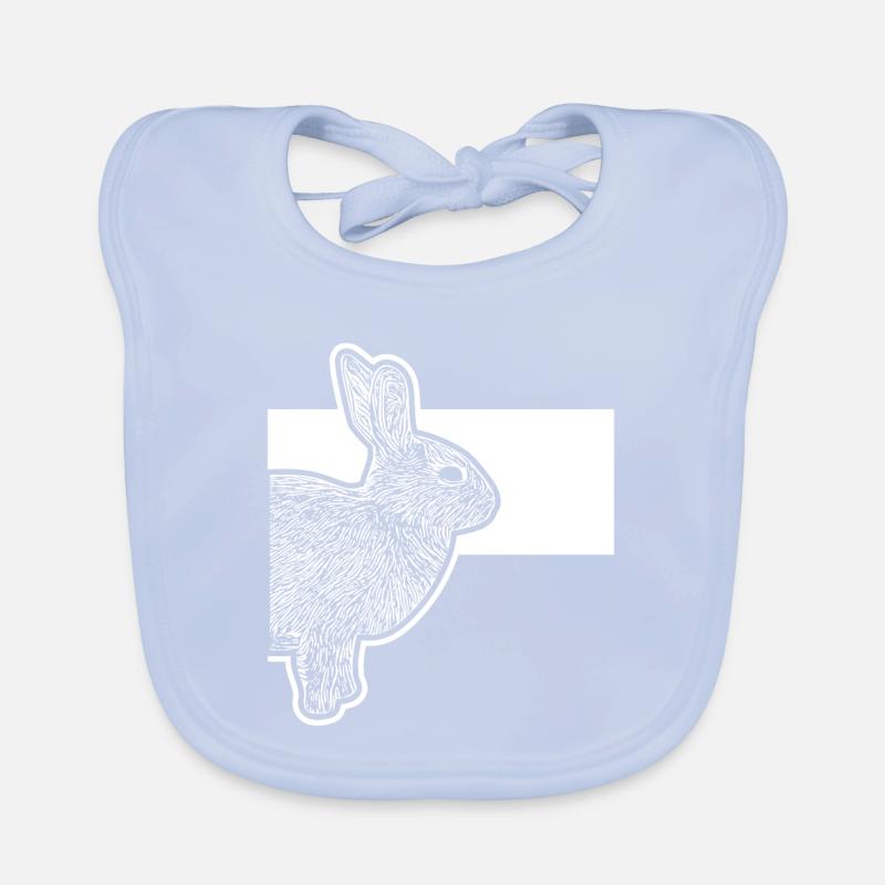 Lapins nains mignons Lapins Lapins Bavoir bio Bébé