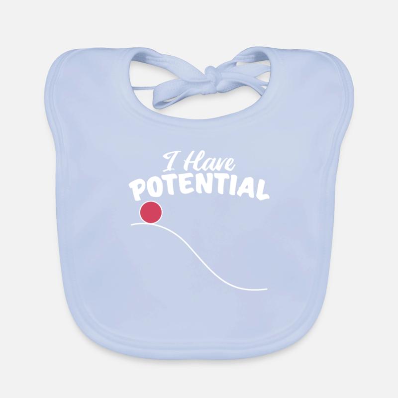 Physics Organic Baby Bibs