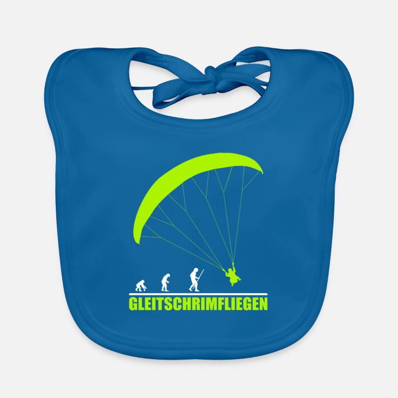Gleitschirmfliegen Evolution Baby Bio-Lätzchen