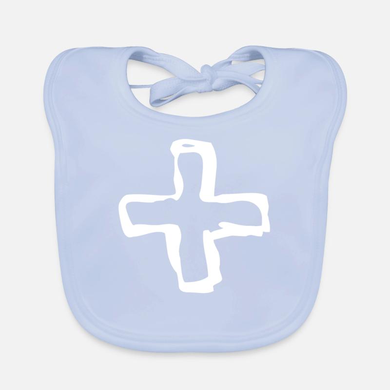 Plus Mathe Bindestrich Baby Bio-Lätzchen