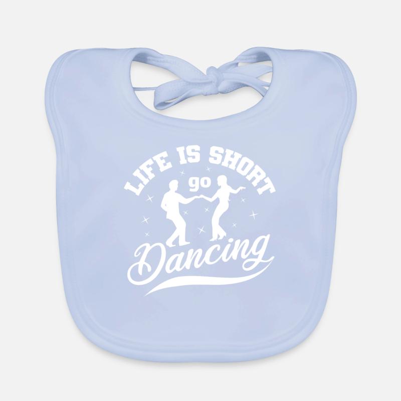 Funny dancing dance Organic Baby Bibs