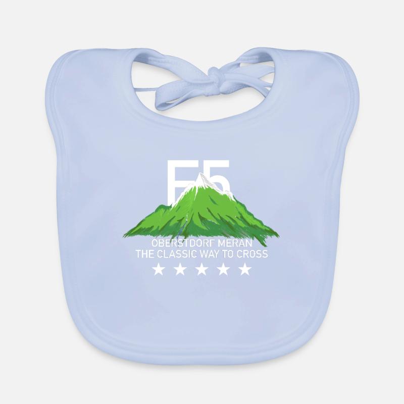 Alpenüberquerung Oberstdorf nach Meran-E5 Route Baby Bio-Lätzchen
