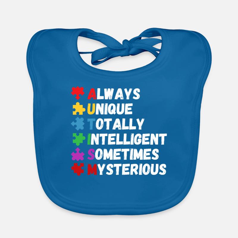 Autism Awareness Baby Bio-Lätzchen