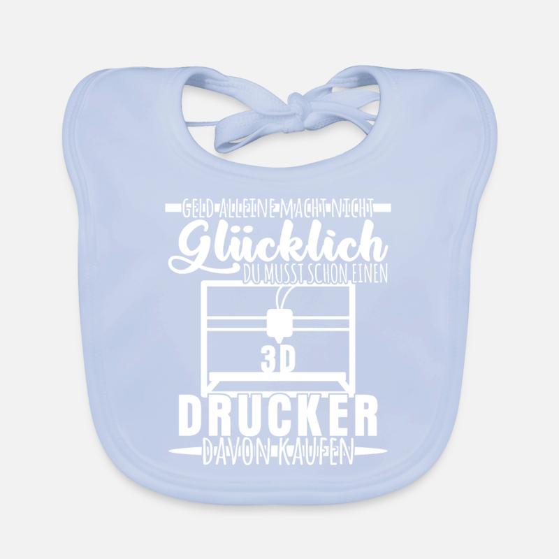 3D-Drucker - lustiger Prototyping Spruch Baby Bio-Lätzchen