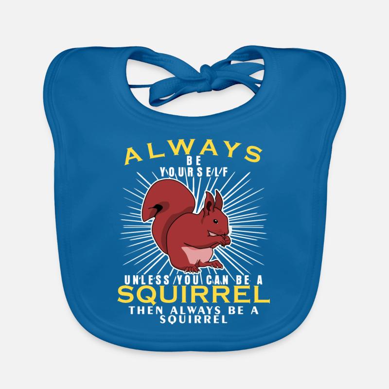 Squirrel Squirrel - Be Yourself Organic Baby Bibs