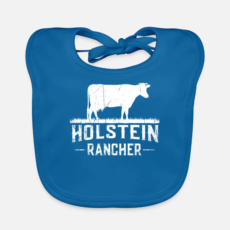Holstein Rancher Vache Holstein Bavoir bio Bébé