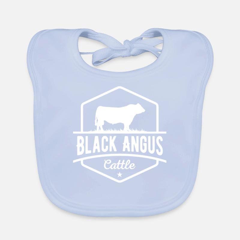 Kuhbauer - Black Angus Rinder Baby Bio-Lätzchen