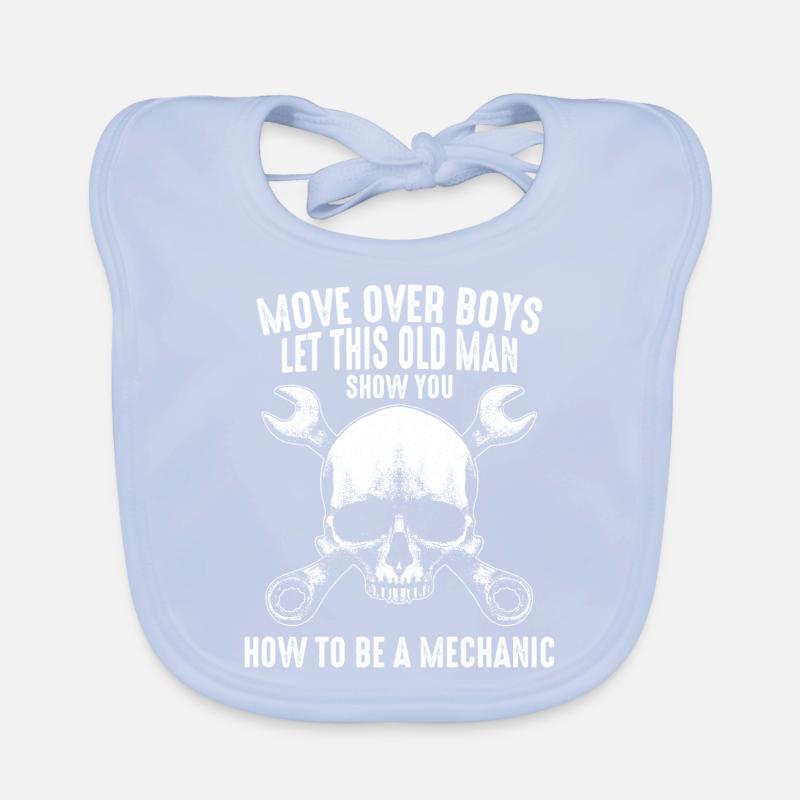 Mechanic Screwdriver Workshop Organic Baby Bibs