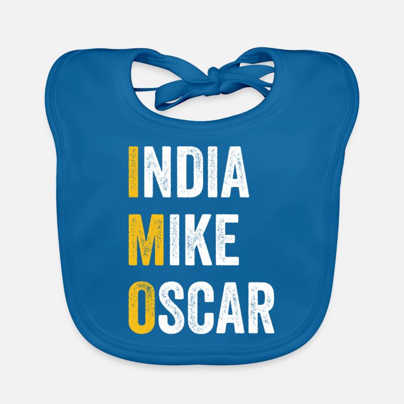 Computer-Chat Indien Mike Oscar - IMO Baby Bio-Lätzchen