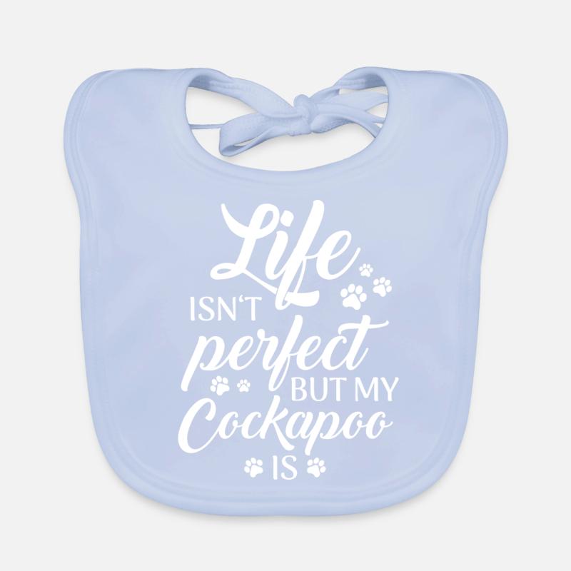 Cockapoo Hund Baby Bio-Lätzchen