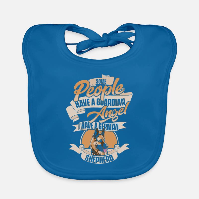 German Shepherd Dog Organic Baby Bibs