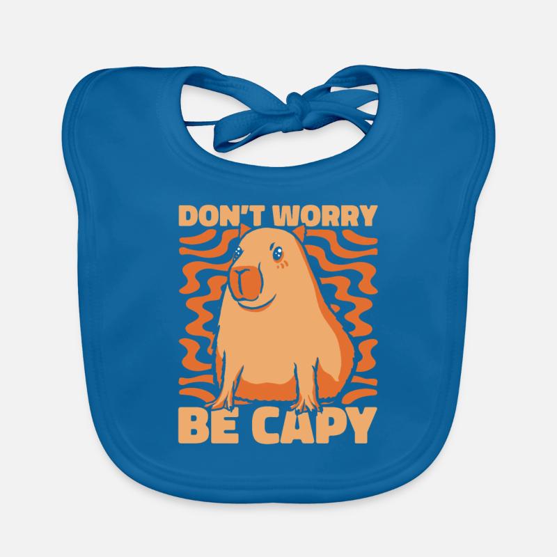 Capybara Nagetier Tier Baby Bio-Lätzchen
