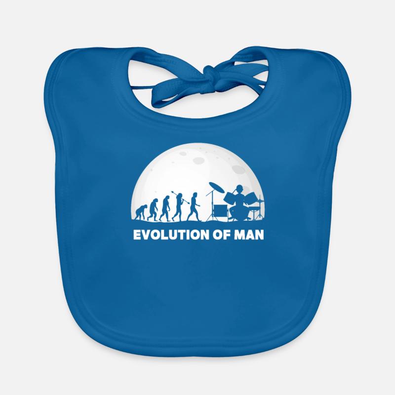 Schlagzeuger Evolution Drummer Organic Baby Bibs