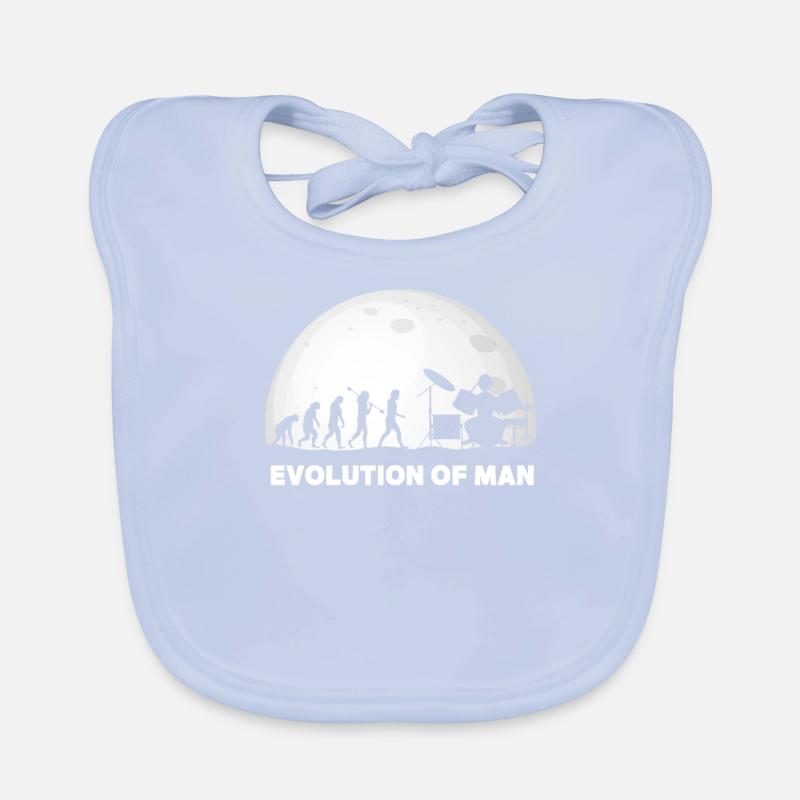 Schlagzeuger Evolution Batteur Bavoir bio Bébé