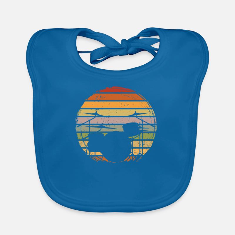 Schlagzeuger Drummer Organic Baby Bibs
