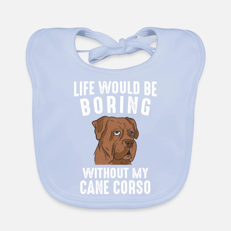 Cane Corso Hund Baby Bio-Lätzchen