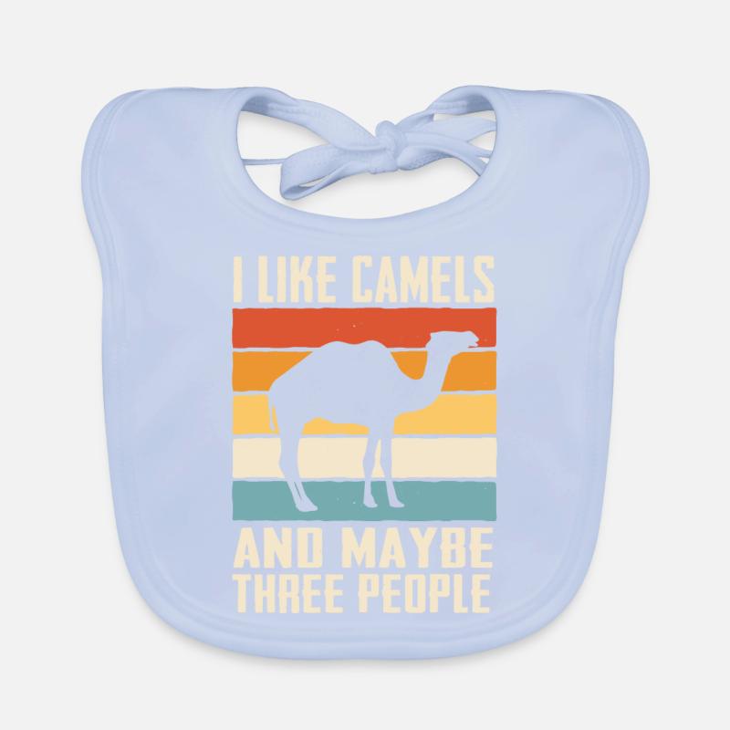 Camel Desert Camels Egypt Organic Baby Bibs