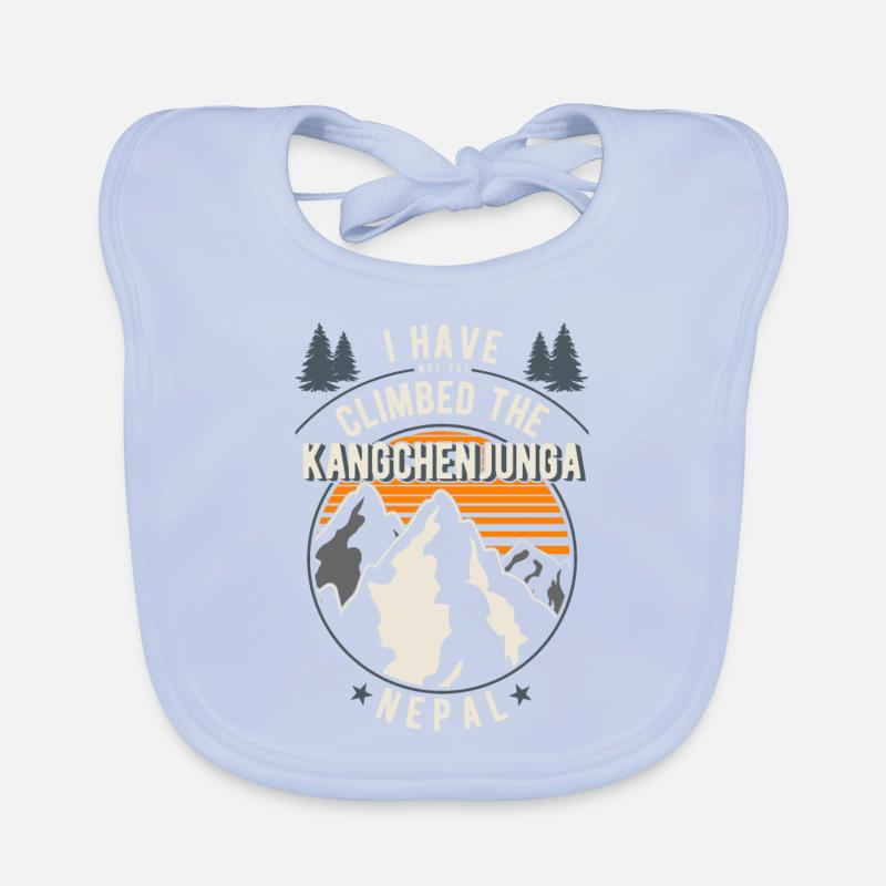 Wanderer - Kletterer Wanderwanderung Kangchenjunga Baby Bio-Lätzchen