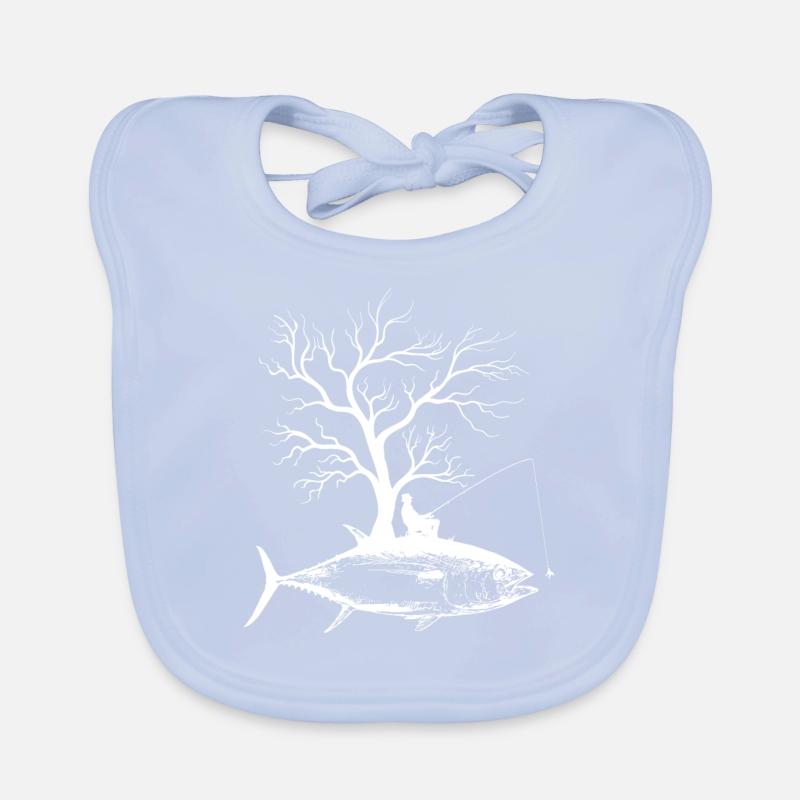 Arbre graphique - Thon de poisson Bavoir bio Bébé