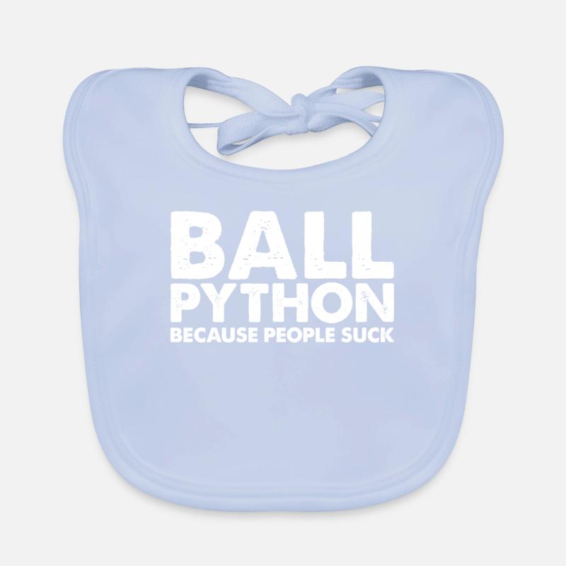 Les gens sucent le serpent python roi Bavoir bio Bébé