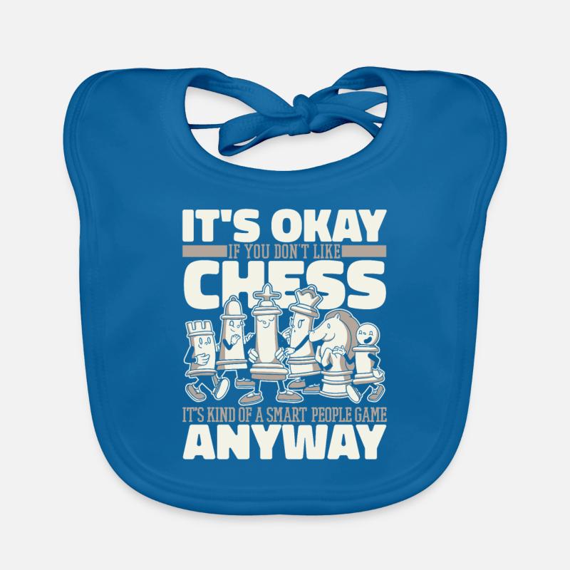 Schach Schachspieler Baby Bio-Lätzchen