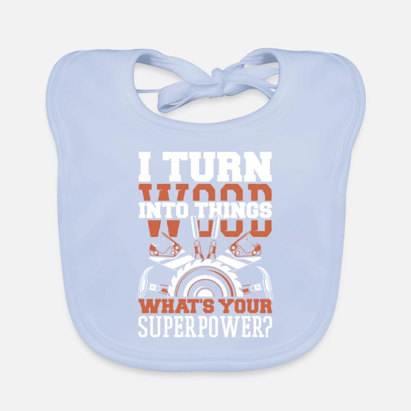 Carpenter Woodworker Carpentry Organic Baby Bibs