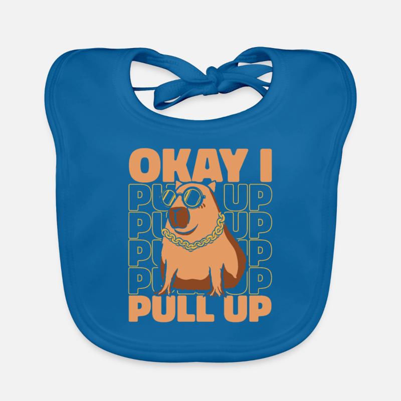 Capybara Nagetier Tier Baby Bio-Lätzchen