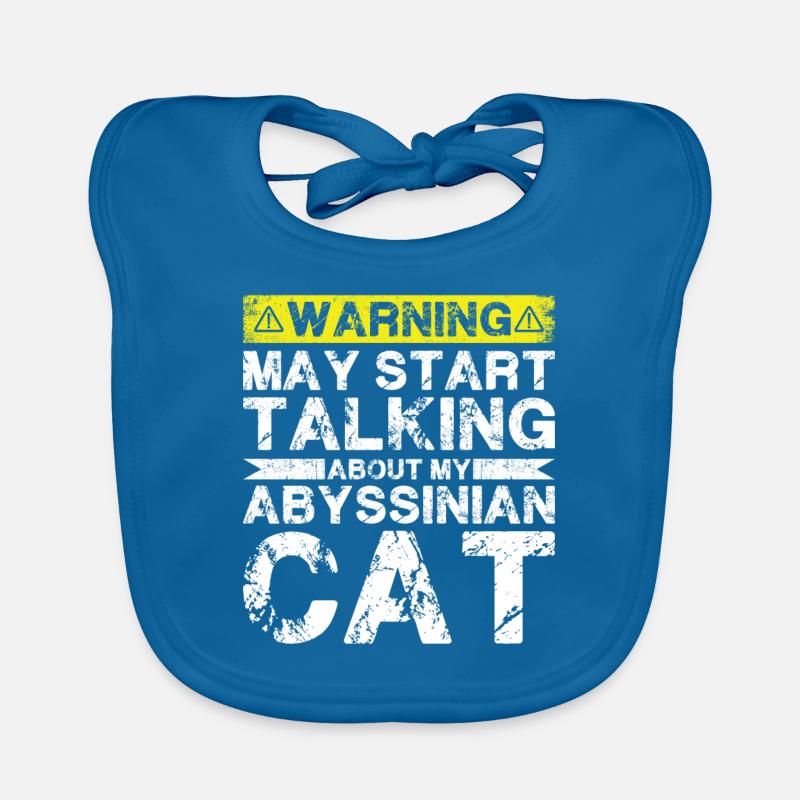 Apropos Abessinierkatze Baby Bio-Lätzchen