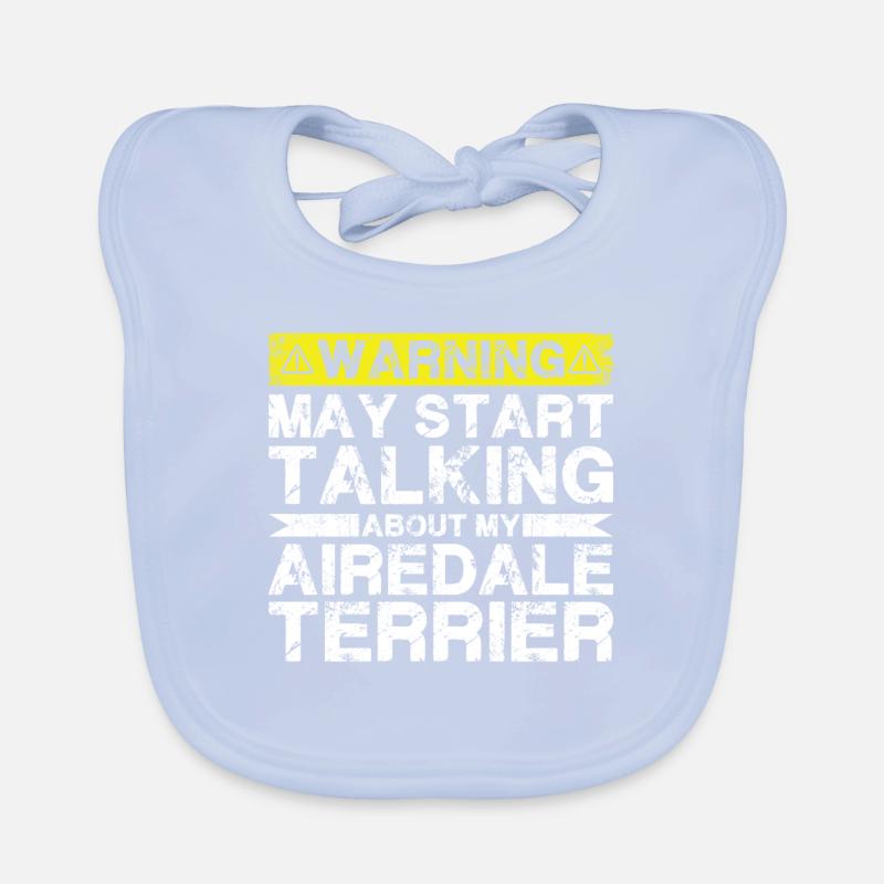 Apropos Airedale-Terrier Baby Bio-Lätzchen