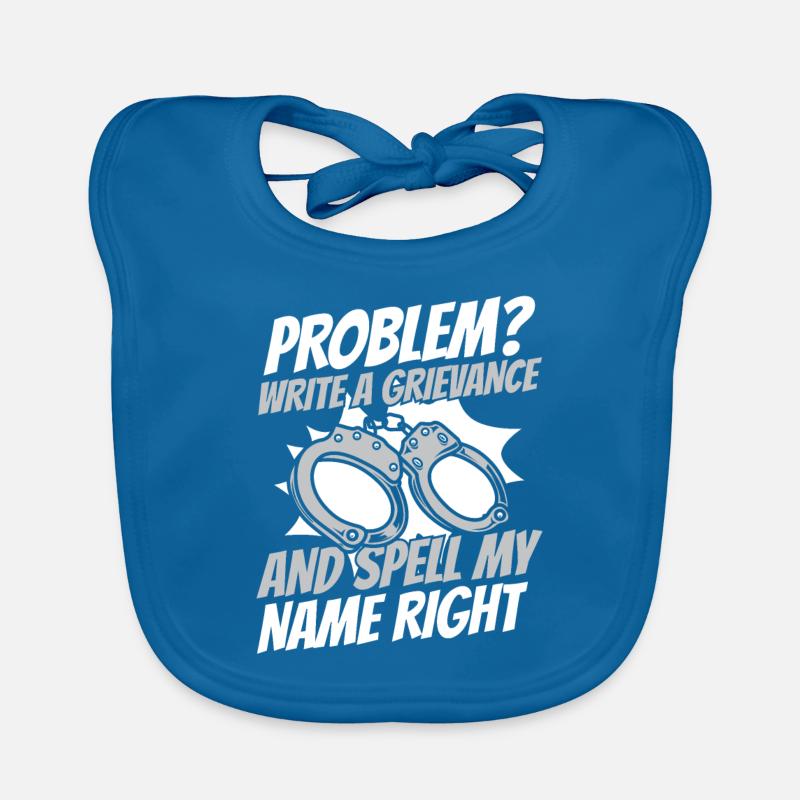 Agent correctionnel Gardien de prison Prison Bavoir bio Bébé