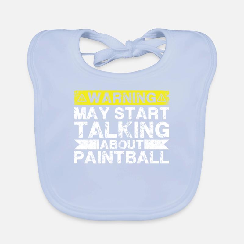 En parlant de paintball Bavoir bio Bébé