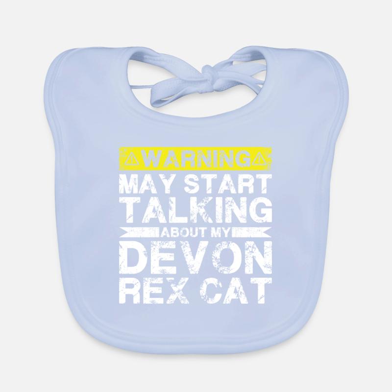 Apropos Devon Rex Cat Baby Bio-Lätzchen